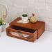 Home Office Desk Organizer with Drawers Wooden Storage Box Rustic Dresser Vintage Desk Organizer