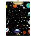 Hyjoy Planet Earth Stars Clipboard Starry Universe Stars Acrylic A4 Letter Size Clipboards Writing Pads for Students Teacher Low Profile Clip Standard Size 12.5 x 9 Sliver