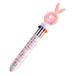 Ozmmyan 10 Color Ballpoint Pen Sequins Rabbit Gel Pen Students Learn To Press 10 Color-in-one Office Stationery Multi-color Ballpoint Pen 5ml Office Supplies Clearance