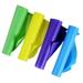 4PCS TPE Yoga Tension Band Elastic Exercise Belt Training Resistance Band Portable Fitness Stretching Belt for Home Gym (Random Color)