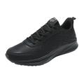 PMUYBHF Mens Athletic Sneakers Mens Tennis Shoes Size 12 Mens Shoes Large Size Casual Leather Print Lace Upcasual Fashion Simple Shoes Running Sneakers