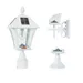 Gama Sonic Baytown Bulb Solar Wall Sconce / Pier Mount / Post Light - 106B50233