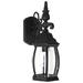 Capital Lighting French Country 1 Light Outdoor Wall-Lantern Black