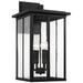 Capital Lighting Barrett 4 Light Outdoor Wall-Lantern Black