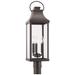 Capital Lighting Bradford 3 Light Outdoor Post Lantern Oiled Bronze