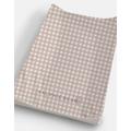 Gingham Pink Anti Roll Wedge Changing Mat