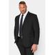 Size Ular 48 Mens Badrhino Tailoring Big & Tall Black Plain Suit Jacket Big & Tall