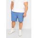 Size 52 Mens Badrhino Big & Tall Light Blue Stretch Chino Shorts Big & Tall