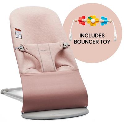 BabyBjorn Bouncer + Toy Bundle - Bliss (3D Jersey)...