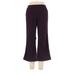 Gap Fit Track Pants - Mid/Reg Rise: Burgundy Activewear - Women's Size Large