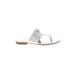 Bandolino Sandals: Silver Shoes - Women's Size 6 1/2
