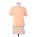 Athleta Active T-Shirt: Orange Activewear - Women's Size Small