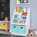 Andover Mills™ Baby & Kids Abbing Kids Bookrack w/ Two Cubbies and 2 Bins Wood in Green/Blue | Wayfair 1F3E708993BA475E9144A0A08D40A260