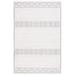 Gray 144 x 108 x 0.625 in Indoor Area Rug - Martha Stewart Rugs Msr1908 Serenity Area Rug In Ivory/Polyester | 144 H x 108 W x 0.625 D in | Wayfair