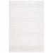 White 120 x 96 x 0.625 in Indoor Area Rug - Martha Stewart Rugs Msr1906 Serenity Area Rug In Ivory Polyester | 120 H x 96 W x 0.625 D in | Wayfair