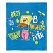 Northwest Spongebob Best Eight Nights Throw Polyester in Blue | 60 H x 50 W in | Wayfair 1BOB236000003OOF