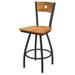 Red Barrel Studio® Lareau Swivel Stool Wood/Metal in Gray | Bar Stool (36" Seat Height) | Wayfair 543B5E173F67486A9BF285EED0EBA0FF