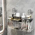 HOSuction-Étagères de douche murales étagère de douche rangement mural proximité T1 support de