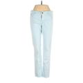 Adriano Goldschmied Jeggings - Low Rise Straight Leg Boyfriend: Blue Bottoms - Women's Size 28 - Light Wash