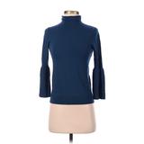 Ann Taylor Turtleneck Sweater: Blue Tops - Women's Size X-Small Petite