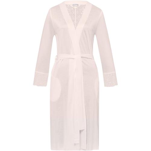 Hanro Morgenmantel Damen rosa, M