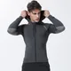 Giacche sportive uomo cappotto da corsa Fitness manica lunga con cappuccio felpe aderenti con