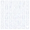 Stencil per lettere stencil per lettere e numeri riutilizzabili da 2 pollici stencil e modelli