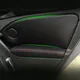Copertura del bracciolo della porta interna per VW Golf 6 2010 2011 2012 2013 4 pezzi Pannello del bracciolo della porta dell'auto Copertura in pelle microfibra Adesivo Trim