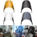 4 colori moto Custom Compact Sport deflettore del vento parabrezza retrò 4-7 ''faro universale