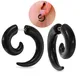 Acrylic Fake Ear Spiral Taper Ear Cheater Stretcher Flesh Spiral Ear Gauges Expanders Tunnel Plugs
