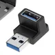 90 270 Degree Angle USB 3.1 Connector Adapter Male to Female Left Right Up Down Angle USB to USB3.1