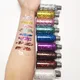 Cosmetic Chunky Body Glitter Primer Gel Glitter Face Body Gel Sequins Glow Powder Liquid Eye Shadow