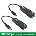 1000Mbps USB3.0 To Rj45 Network Card RTL8153 Lan Ethernet Adapter 10/100/1000Mbps Network Card for