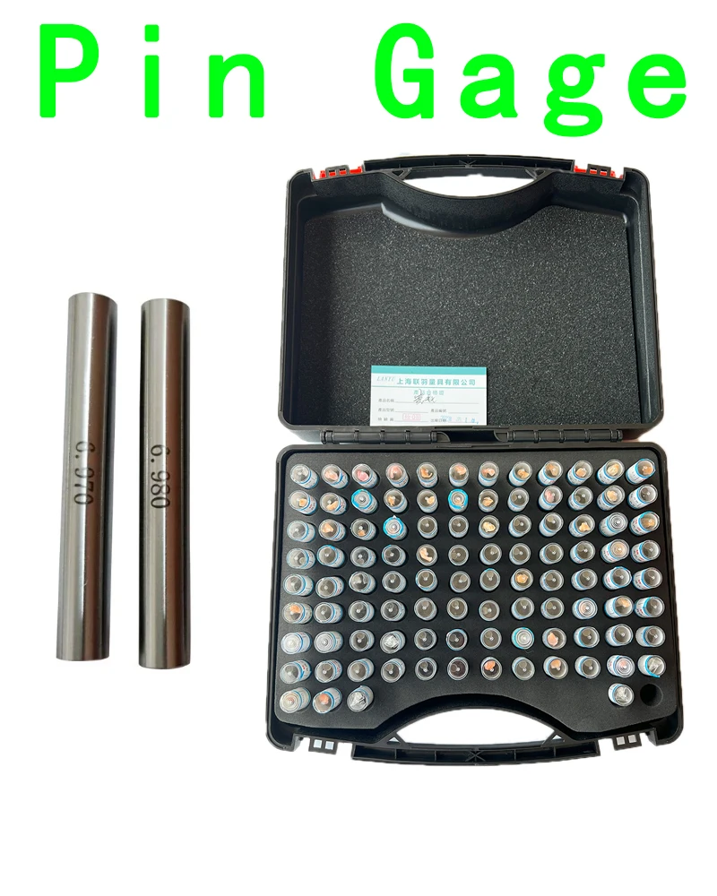 Precision Steel Pin Gauge 1.00-2.00mm-3.00mm-4.00-5.00-6.00-9.99 step 0.01mm Smooth Plug Gauge Hole Gauge set pin Measuring Tool