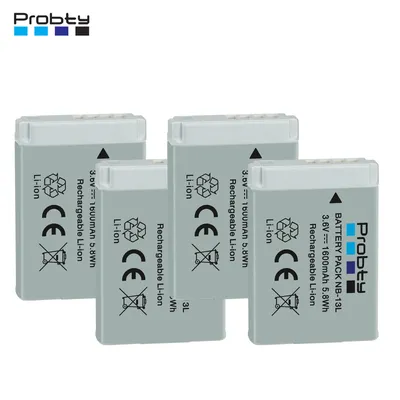 NB-13L nb13l nb 13l batterie für canon powers hot g1 x mark iii, g5 x, g7 x, g7 x mark ii, g9 x, g9 x mark ii, sx620 hs, sx720 hs