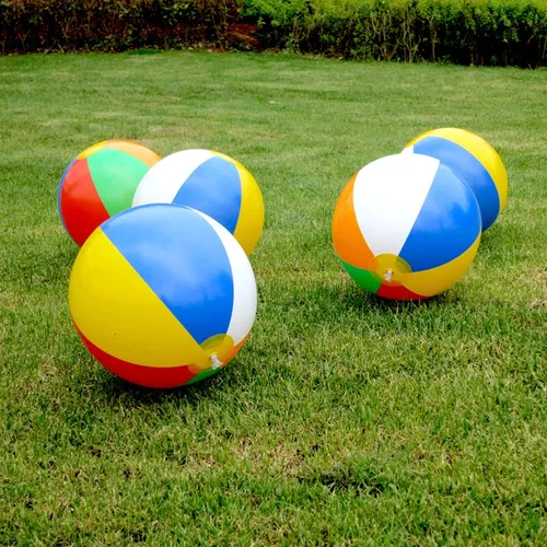Neue Farbige Aufblasbare 23CM Kinder Strand Pool Spielen Ball Aufblasbare Kinder Gummi Weiche