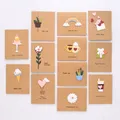 6/12pc 3D Creative Greeting Cards With Envelope Thank You For your Best Wishes Gift Fold Card For