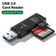 USB 3 0 Kartenleser 2 in 1 USB 2 0 zu SD TF Speicher karten adapter für Laptop-Zubehör