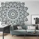 160cm - 240cm Stencil Mandala Extra Large Round For Painting Big Wall Flower Floor Template Paint