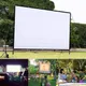 150 Inch 4:3 Portable Folding Movie Screen HD Crease-resist Indoor Outdoor Projector Screen For Home