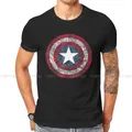 Cap Shield Comic Hip Hop TShirt Disney Captain America Film Casual T Shirt Hot Sale T-shirt For