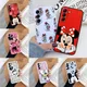 Für Samsung S22 S 22 Plus Ultra Telefon Fall Nette Rosa Mickey Minnie Weiche TPU Schutz Stoßfest