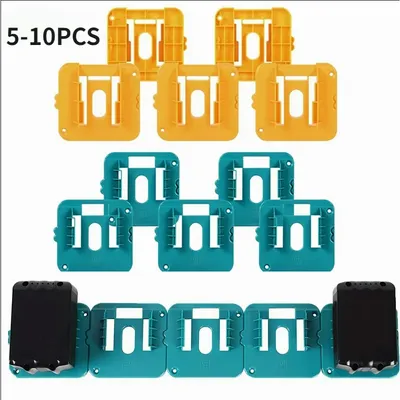 5-10Pcs Splice Batterie Halter Batterie Halterung Für Makita Für Dewalt 18V Batterie Dock Halter Fit Für BL1860 BL1850 BL1840 Batterie