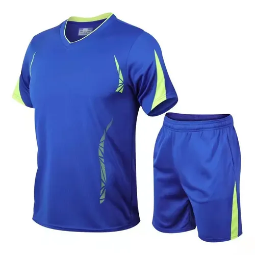 Fußball Trikots für Männer Fußball Jersey Trainingsanzug Kurzarm Fußball Training Anzug Sommer T