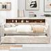 Multifunctional Design Twin Size Daybed with Twin Size Trundle Bed