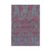 Shahbanu Rugs Battleship Gray, Hand Woven, Pure Wool, Flat Weave Kilim, Reversible Oriental Rug (4'x6') - 4' x 6'