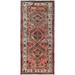 Shahbanu Rugs Terracotta Red Abrash Vintage Northwest Persian Distressed Pure Wool Clean Hand Knotted Oriental Rug (3'5"x7'2")