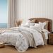 HiEnd Accents 100% Lyocell Seaside Watercolor Toile Duvet Cover Set, 3PC