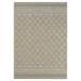 LR Home Ottosa Outdoor Geometric Faux Jute Performance Area Rug 5 x7