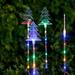 TERGAYEE Solar Christmas Tree Light Outdoor Solar Powered Decorative Lights with Garden Stakes LED Xmas Lighting Yard Stake for Path Lawn Patio Decor